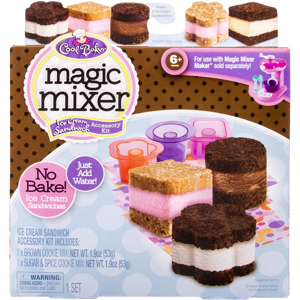 Cool Baker Magic Mixer Ice Cream Sandwich Mix and Accessories Pack