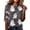 Dark Gray, variant on Womens Half Sleeve T Shirts Crewneck Halloween Ghost Print Tunic Tops Loose Casual Clothes