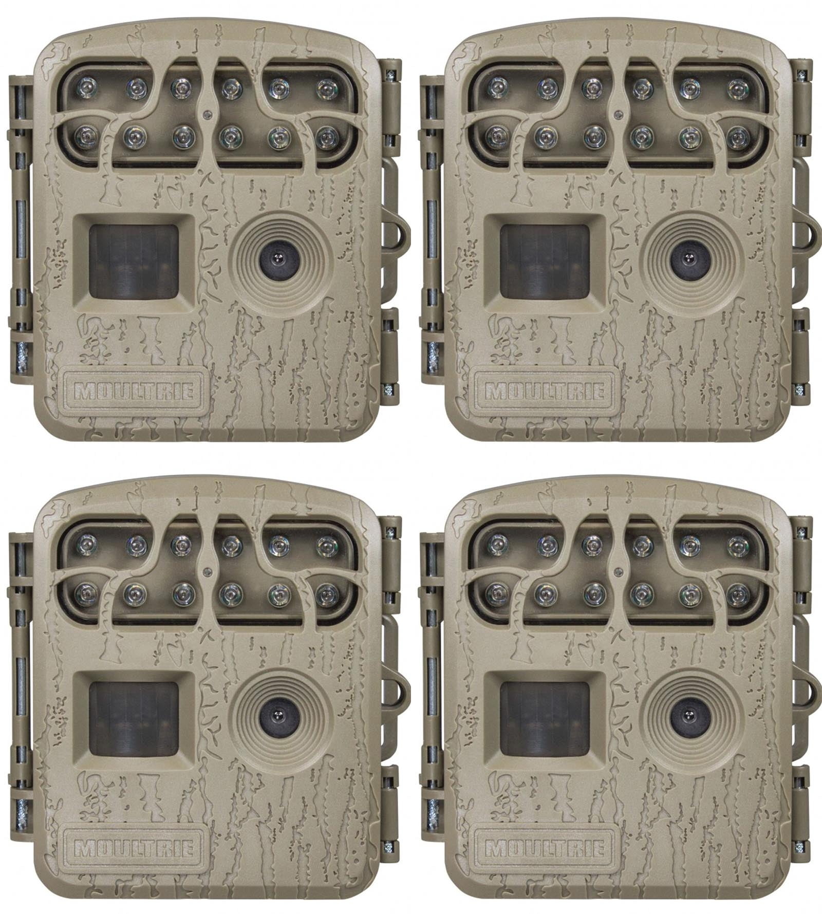 4Pack Moultrie Spy Micro Infrared Trail Hunting Game Cameras 4 x MCG