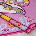 thumbnail image 3 of AllStar Pink Rug Kids / Baby Room Area Rug. Princess Bright Colorful Vibrant Pink Colors (4' 11" x 6' 11"), 3 of 6
