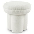 thumbnail image 2 of Furniture of America Thia I Modern 17.5" Upholstered Mushroom-Shape Design Stool, Beige, 2 of 10