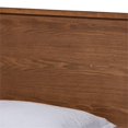 thumbnail image 4 of Baxton Studio Gisa Walnut Brown Finished Wood Twin Size Platform Bed, 4 of 9