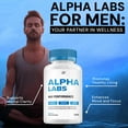 thumbnail image 5 of (5 Pack) Alpha Labs for Men Capsules, AlphaLabs Vitamin Complex Pills, Alpha Labs Official Formula, LabsAlpha Para Hombres Dietary Supplement, All Natural Support Formula Reviews (300 Capsules), 5 of 6