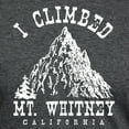 thumbnail image 3 of CafePress - I Climbed Mt. Whitney T Shirt - Mens Tri-blend T-Shirt, 3 of 4