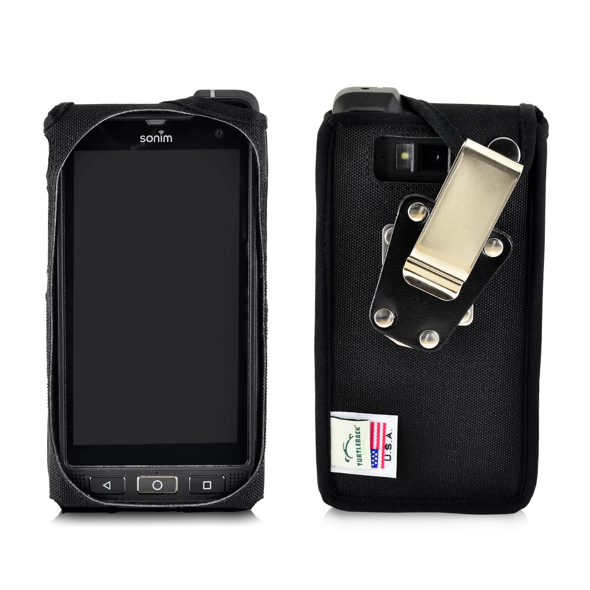 Turtleback Sonim XP8 Case Heavy Duty Fitted Nylon Case with Rotating