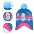 thumbnail image 3 of Set de gorro de invierno y guantes para niños Disney Frozen Elsa Anna Girls, 3 of 7