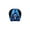 A002- Blue Ghost Skull, variant on Car Headrest Covers, Stretchy Elastic Dark Mysterious Figure Halloween Printed Dust Proof, 2 Pack Universal Fit 10.0 Inch Vehicles Head Protector Decoration for Car SUV Truck Van Interior