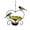D003- Green, variant on Bird Feeder for Balcony Metal Garden Decor Outdoor Patio Decor Outdoor Yard Decorations Bird Feeder 1 Pc