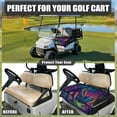 thumbnail image 3 of Binienty Sasquatch Golf Cart Seat Towel Cover 2 Passenger Seats Universal Golf Cart Seat Cushion Cover for EZGO TXT RXV/Club Car DS Precedent, Machine Washable, 3 of 7