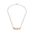thumbnail image 3 of Diseño simple aleación mujer inglés Believe carta colgante collar cadena 16''- Oro Zulema Believe Letter Necklace, 3 of 4