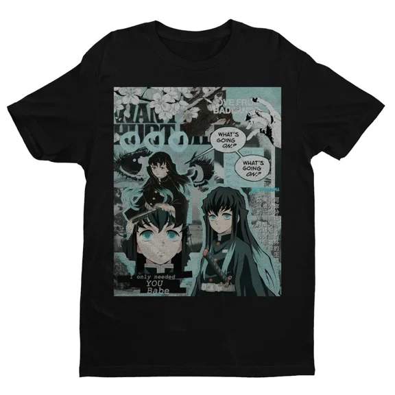 Reprint Rare Anime Hashira Muichiro T Shirt Size S - 5Xl Gift For Friends