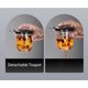 thumbnail image 5 of Tetera de cristal con forma de pétalo con infusor desmontable, 500 ml, resistente al calor, 5 of 9