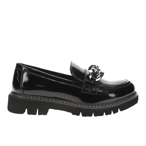 Corkys Womens Not Literally Lug Sole Loafers Casual Shoes