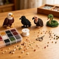 thumbnail image 6 of Tarmeek 3D Beaded Animal Kit DIY Bead Kit Beaded Craft Set Bead Art Kit Miniature Bead Figure Plastic Multicolor Complete Kit for Beginner-Friendly Stress Relief Decorative Craft, 6 of 9