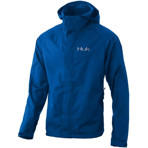 Huk Men's Gunwale Huk Blue XX-Large Performance Fishing Rain Jacket