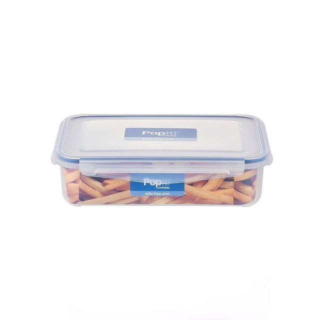 Contenedor Hermético Popit! XE081-6 Rectangular 2.1 L