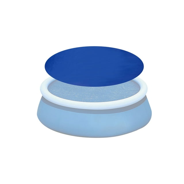 Couverture Chauffante 8 Pi 10 Pi Couverture Ronde pour Piscine Universelle Ensemble Facile Tapis Solaire