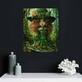 thumbnail image 5 of Nawypu Watercolor St Patricks Highland Cows, Highland Cow Art, St Patricks Day Clover Shamrocks, Abstract Wall Art, Canvas, 5 of 5