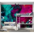 thumbnail image 3 of Tiptophomedecor Abstract Wallpaper Wall Mural - Color Madness, 3 of 7