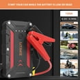 thumbnail image 7 of DSstyles Portable Jump Starter Battery Pack, 12V 1500 Amp Motorcycle Car Emergency Battery Booster Pack, Up to 8L Gas and 6L Diesel Engines, 16000mAh Powerbank Charger, QC 3.0, LED Light, Waterproof, 7 of 7
