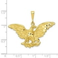 thumbnail image 3 of 10k Yellow Gold Eagle Charm Pendant, 3 of 4