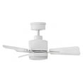 thumbnail image 4 of 906030FMW-LDA Hinkley Lighting Atom - 3 Blade Dual Mount Ceiling Fan with Light Kit In Traditional Style-13.25 Inches Tall and 30 Inches Wide-Matte, 4 of 12