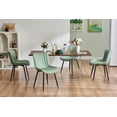 thumbnail image 2 of YOUNIKE Upholstered Dining Chairs Set of 4 PU Leather Wingback Modern Kitchen Dining Room Chair, Light Green, 2 of 6