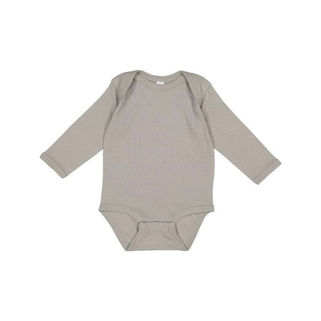 

Rabbit Skins Infant Long Sleeve Baby Rib Bodysuit