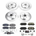 thumbnail image 3 of PowerStop Front and Rear Z23 Evolution Sport Carbon-Fiber Ceramic Brake Pad and Drilled & Slotted Rotor Kit Fits: HONDA Select Models K8613, 3 of 10
