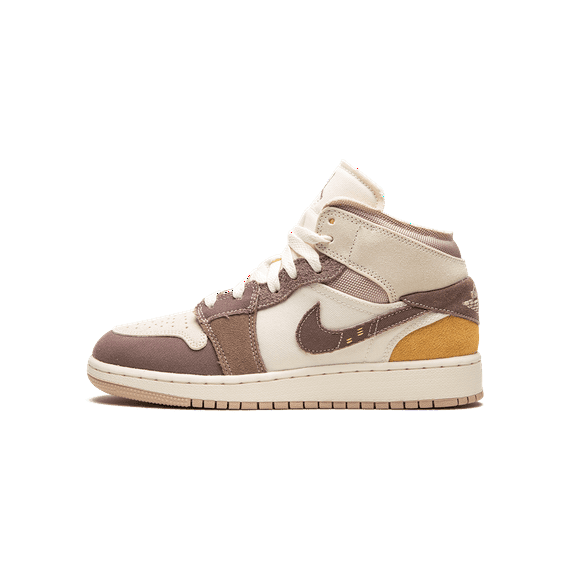 Jordan GRADE SCHOOL Air Jordan 1 Mid SE Craft GS "Inside Out - Taupe Haze" DZ4466 102 from Stadium Goods