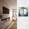 thumbnail image 5 of Yayeee Rocker Switch Wall Plate 2-Gang 4.7"x4.6" Home Decorative Outlet Cover, Pine Tree Rainbow, 5 of 6