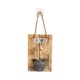 thumbnail image 1 of Arte de pared Billuyoard Decoración vintage colgante de planta madera negro, 1 of 6