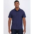thumbnail image 2 of Real Essentials 3-Pack: Men's Regular Fit Casual Short Sleeve Button Down Shirt (Available in Big & Tall), 2 of 6