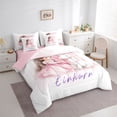 thumbnail image 2 of Metsweet Dreamy Pink Unicorn Full Size Bedding Sets 7 Pieces, Kawaii Animal Full Size Bed in a Bag,Pink Reversible, 2 of 6