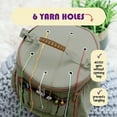 thumbnail image 4 of Craftbud Crochet Bag Yarn Organizer, Durable Knitting Bag For Crocheting Organizer Accessories, Sage Green, 4 of 6