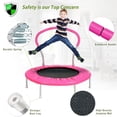 thumbnail image 6 of Aukfa Trampoline for Kids- 36" Toddler Trampoline with Handle for Indoor and Outdoor Park- Pink, 6 of 9