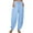 388#Blue, variant on Sweatpants for Golf, Athletic, Lounge, Travel, Work Casual Pants for Women Womens Casual Solid Color Loose Pockets Elastic High Waist Pants Long Trousers Women's 2025 Pants