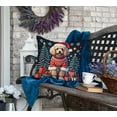 thumbnail image 4 of Apricot Toy Poodle Christmas Fabric Decorative Pillow 18 in x 18 in, 4 of 5
