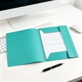 thumbnail image 6 of Yhmxh A4 Elastic Band Plastic File Folder, Waterproof Document Organizer Pocket Folder, Lightweight Portable Snap Closure Paper Holder for Office Business Report Receipt Resume File Storage, 6 of 6