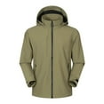 thumbnail image 4 of Manteau Coupe-Vent Léger pour Femme à Capuche Imperméable Manteau de Randonnée Extérieur Décontracté Printemps Automne Coupe-Vent pour Voyage Camping, 4 of 5