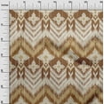 thumbnail image 3 of oneOone Velvet Brown Fabric Asian Ikat Sewing Fabric By The Yard Printed Diy Clothing Sewing Supplies 58 Inch Wide, 3 of 4