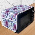 thumbnail image 1 of Spring Microwave Oven Cover, Romantic Watercolor Pattern with Nosegay Flowers Print, Water Resistant Organizer with Pockets for Kitchen, 36" x 12", Azure Blue Pink, by Ambesonne, 1 of 4