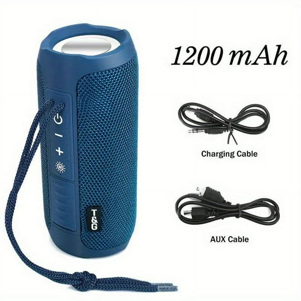 TG 227 Outdoor Portable Cycling Wireless Speaker, TWS Stereo Subwoofer Pole For Call/FM/TF Card/U Disk(Not Included), Connect With Mobile Phone/Tablet/TV, Music Player
