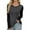 Dark Gray, variant on BUIGTTKLOP Long Sleeve Thermal Shirt for Women Slim Fitted Tops Crewneck Basic T-Shirts with Thumb Holes