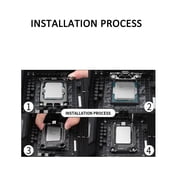Intel 12th CPU Corrector Frame for LGA1700-BCF Anti-Bending, Aluminum CPU Fixing Corrector, CPU Stress Bending Fixed Backplane (Red)