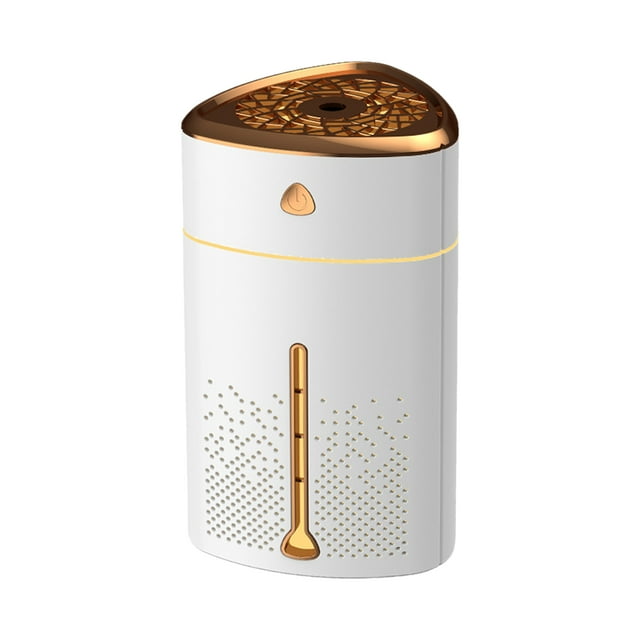 Difusor de humidificador de niebla de 1000 ml con luz nocturna colorida Humidificador silencioso y f Tomshoo Blanco