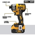 thumbnail image 3 of DEWALT DCK2100P2 20V MAX Brushless Cordless 2-Tool Kit Including Hammer Drill/Driver with FLEXVOLT Advantage, 3 of 8