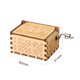 thumbnail image 4 of Caja de música de madera Manivela ligera para decoraciones de recuerdos (E) Ehuebsd  Libre de BPA, 4 of 9