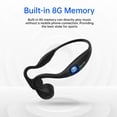 thumbnail image 3 of Auriculares de oído abierto Pmjebe Bone Conduction 8GB Bluetooth 5.3, 3 of 9