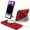 red, variant on Jiahe Cover for iPhone 14 Plus, Case with Invisible Stand,Compatible with MagSafe,Shockproof Magnetic Heavy Duty with Built-in Ring Holder Stand Hard Phone Case Cover, purple